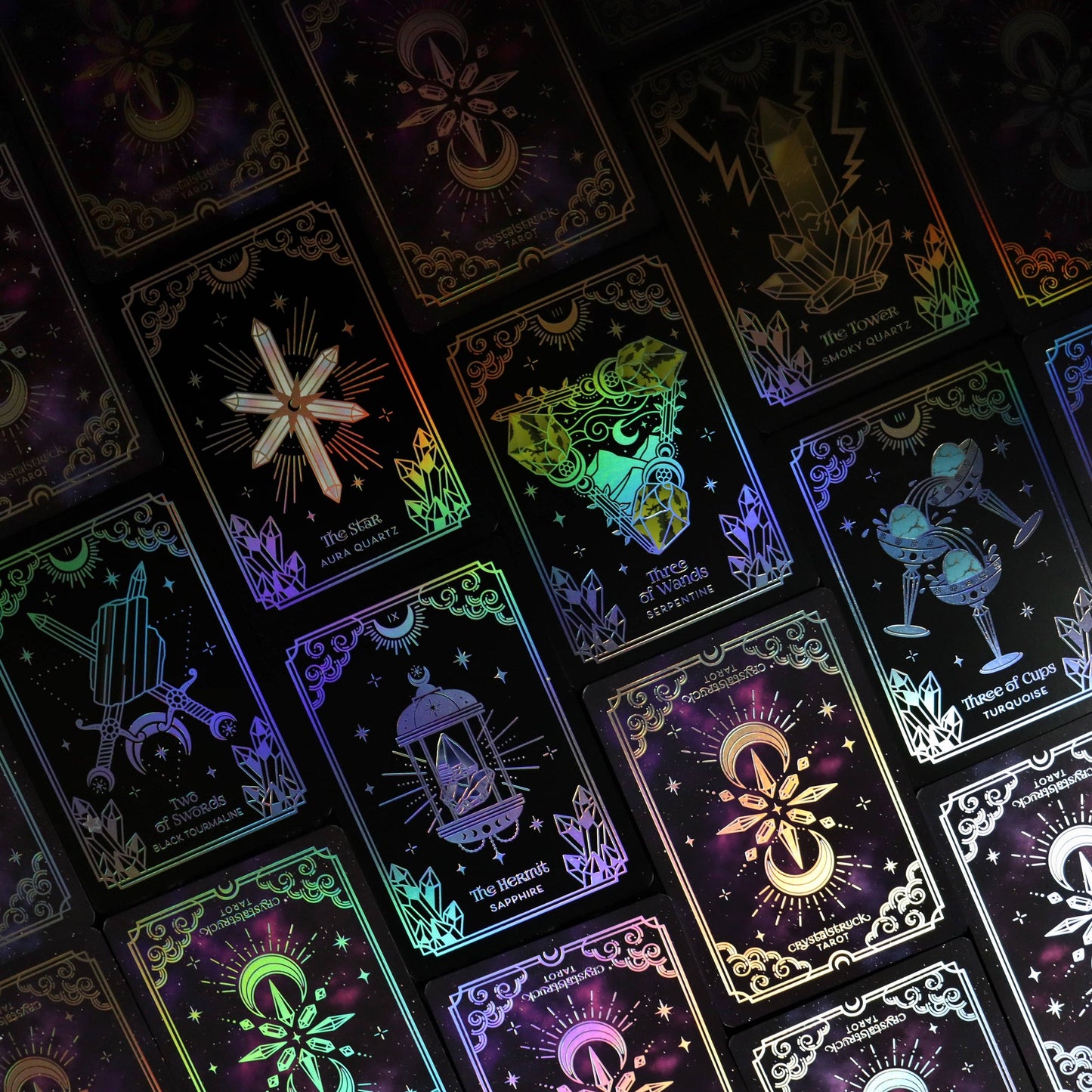 MINI Silver Crystalstruck Tarot© Card Deck (Limited Release)