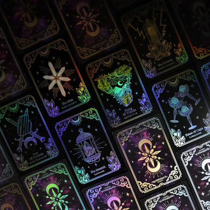 MINI Silver Crystalstruck Tarot© Card Deck (Limited Release)