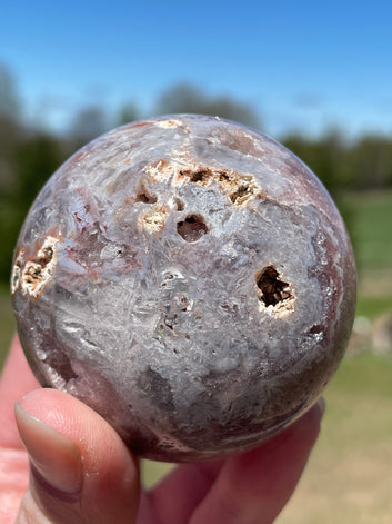 Pink Amethyst Sphere