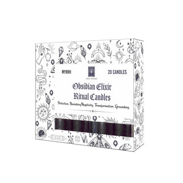 Soul Sticks - Obsidian Elixir Myrrh Vanilla Ritual Candle
