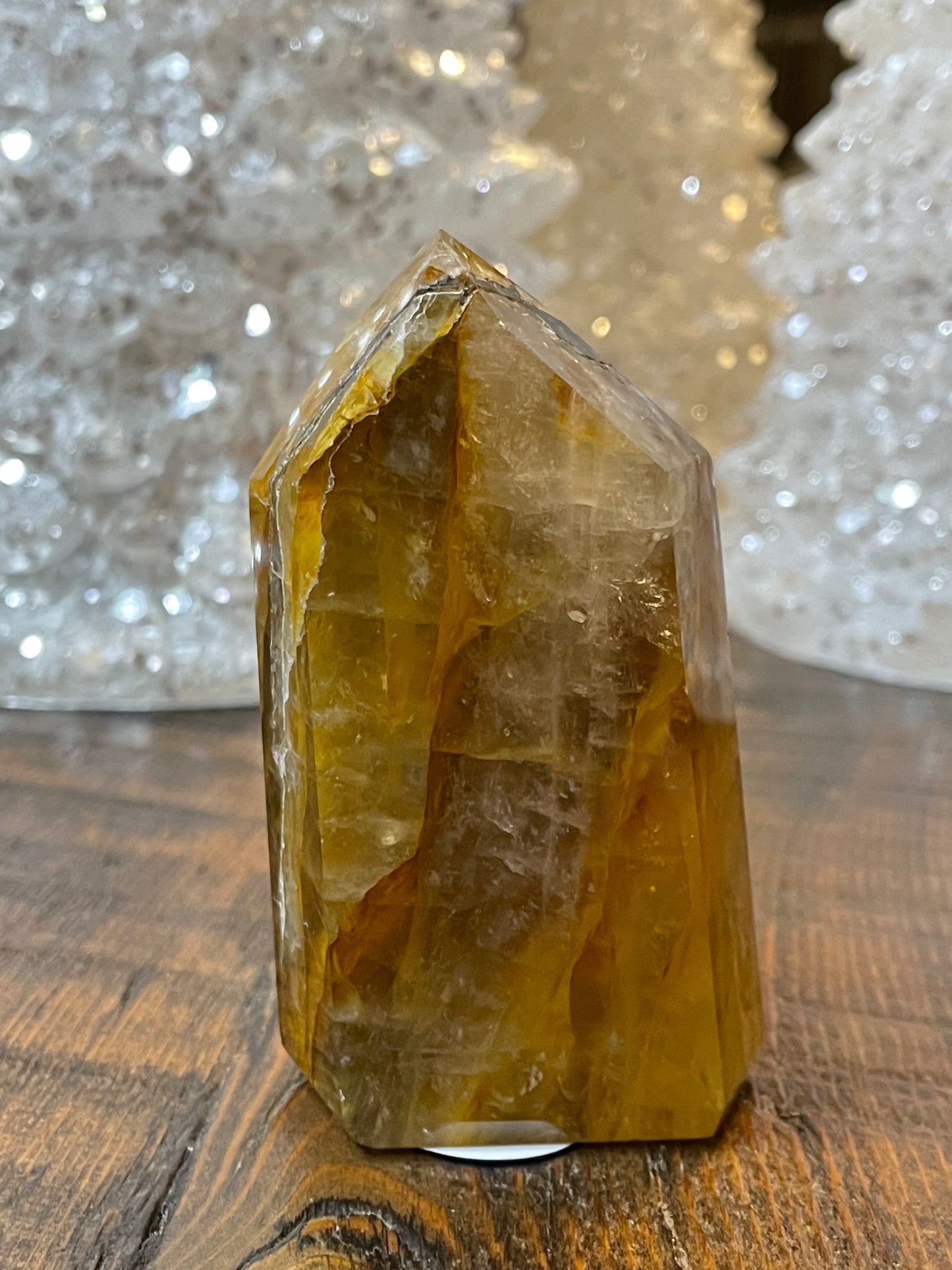 Exquisite Golden Healer Quartz of fine quality, emanating warmth and clarity in a pristine crystal specimen.