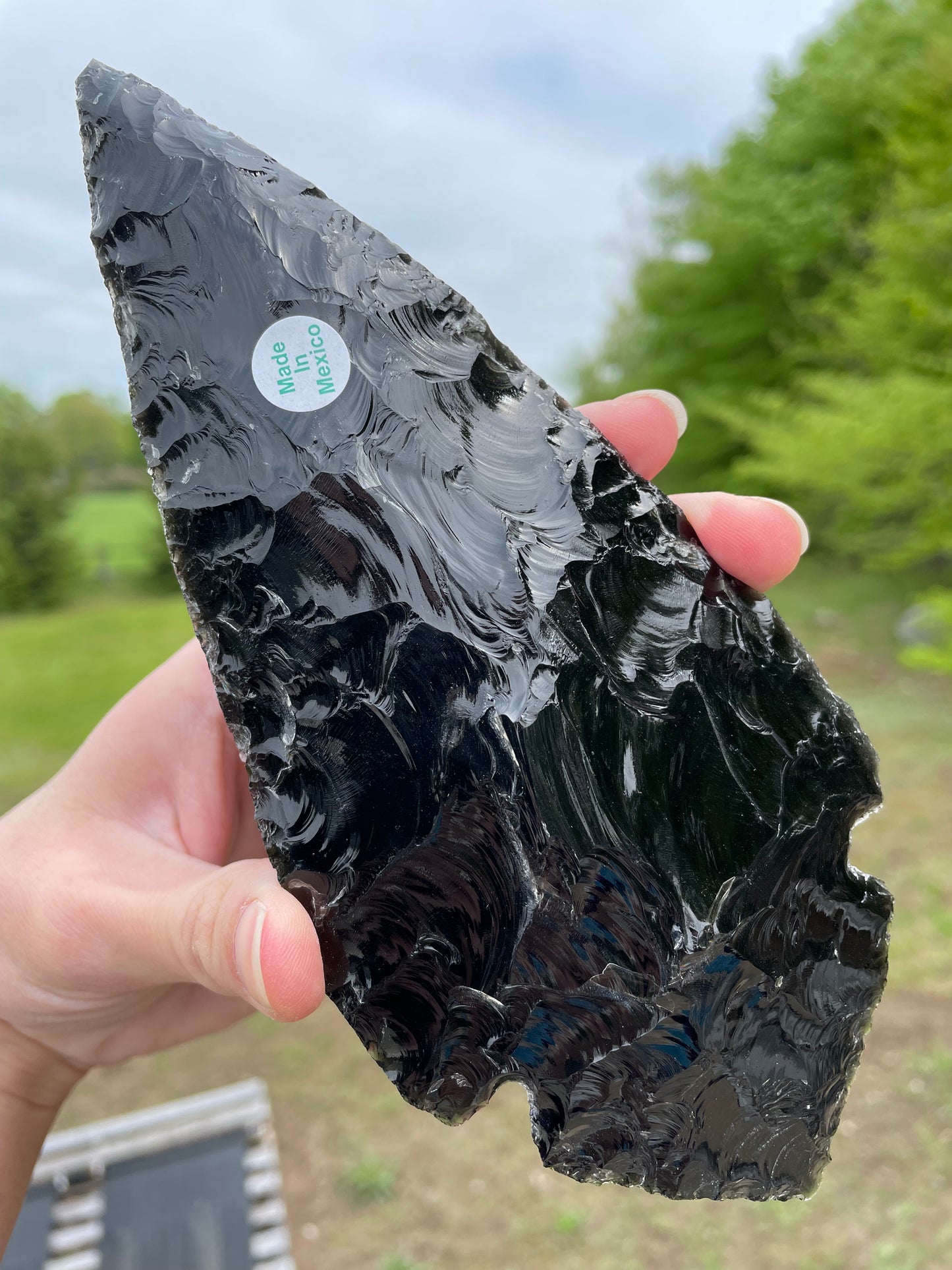 Black Obsidian Arrowhead