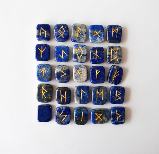 Lapis Lazuli Rune Set (Angelic Communication and Insight)