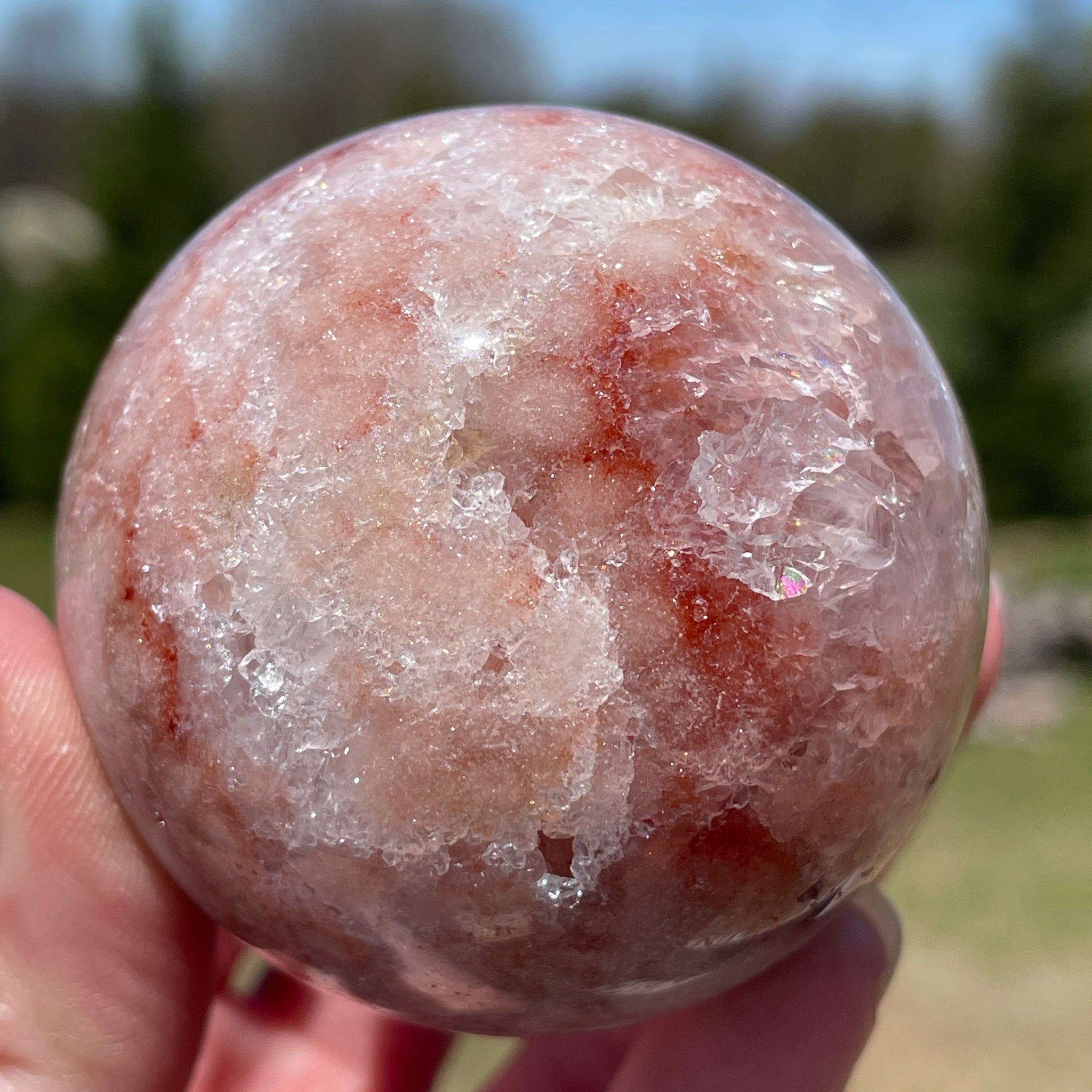 Pink Amethyst Sphere