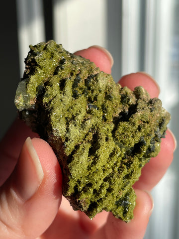 Green Forest Epidote Quartz