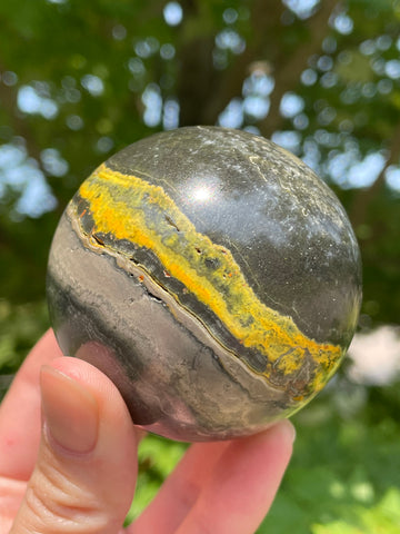 Bumblebee Jasper Sphere