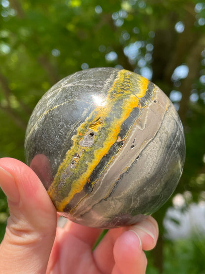 Bumblebee Jasper Sphere