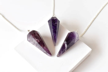 Amethyst Pendulum Dowsing Pendulum