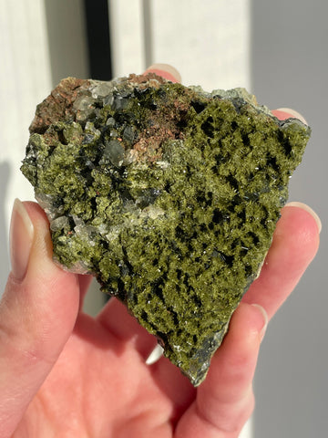 Green Forest Epidote Quartz
