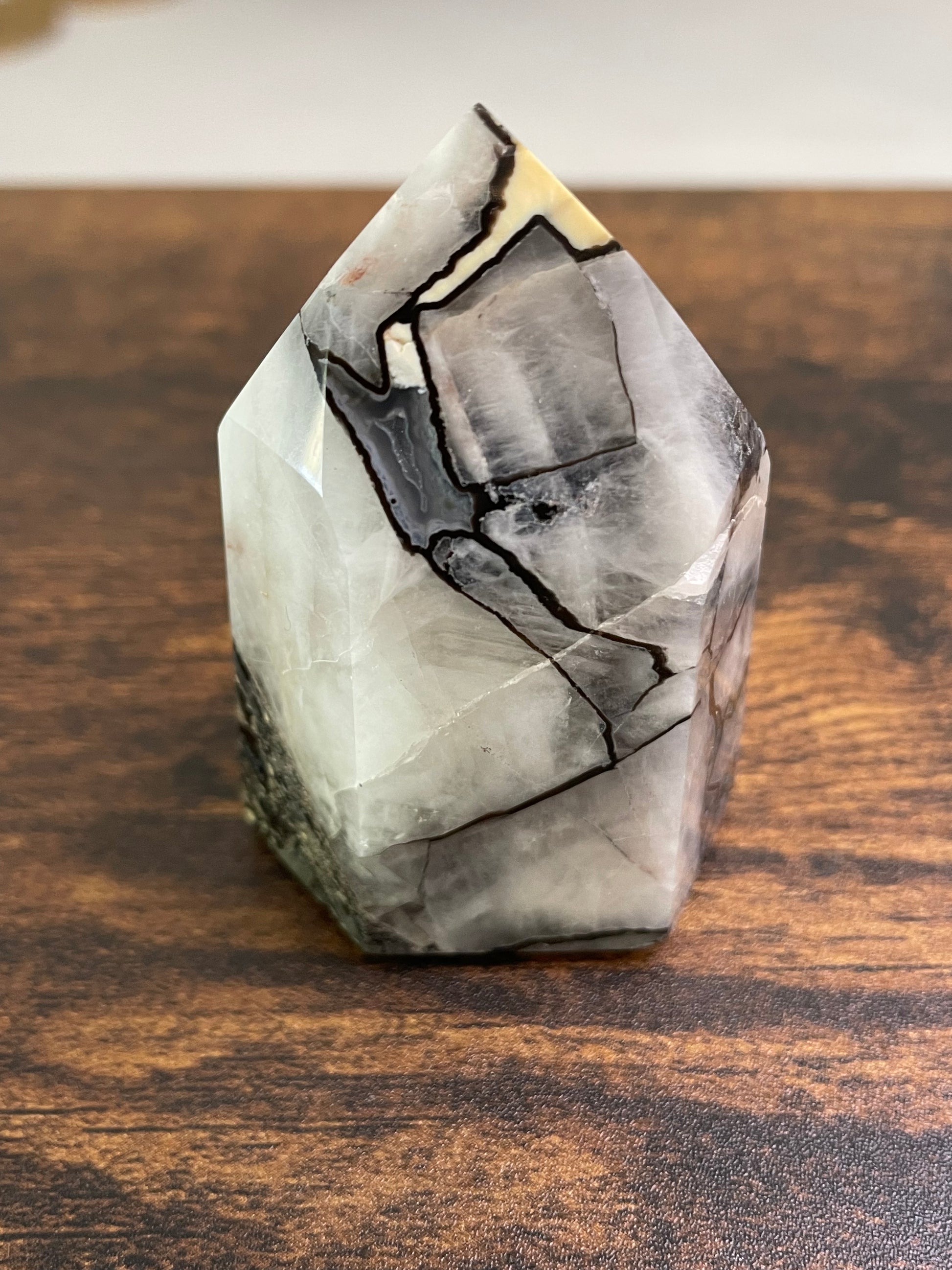 Mosaic Quartz, a captivating arrangement of Quartz crystals forming a mosaic-like pattern, showcasing the intricate beauty of nature's geological artistry in various shades and textures. 
