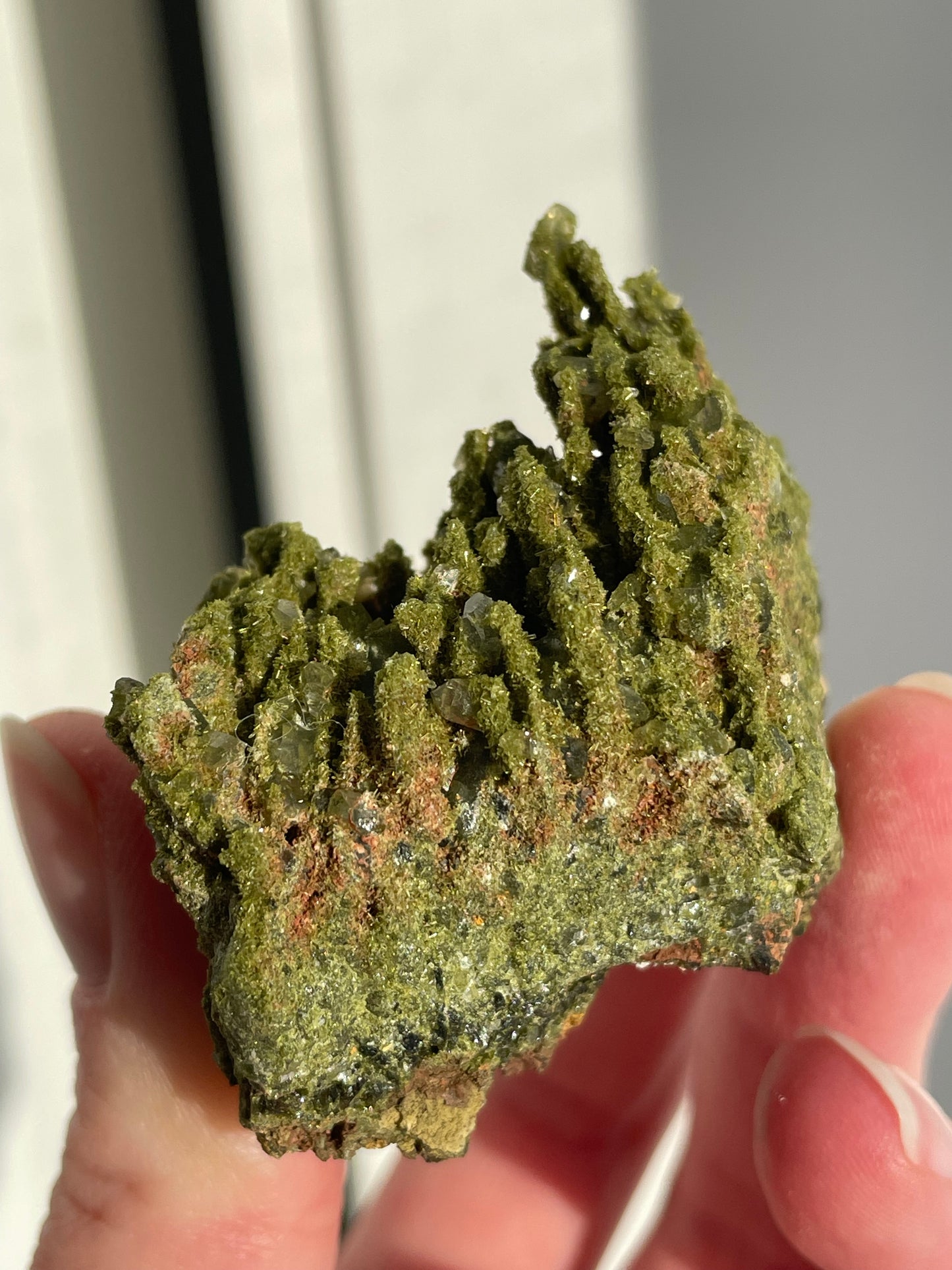 Green Forest Epidote Quartz