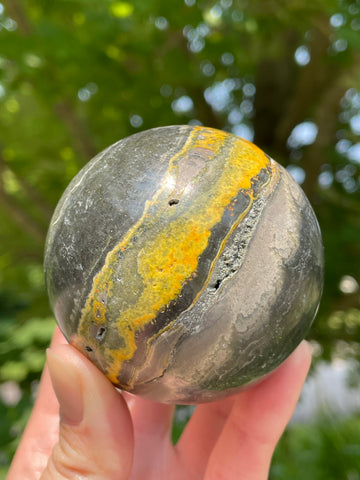 Bumblebee Jasper Sphere