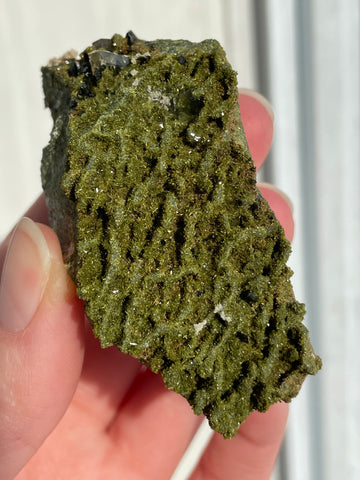 Green Forest Epidote Quartz