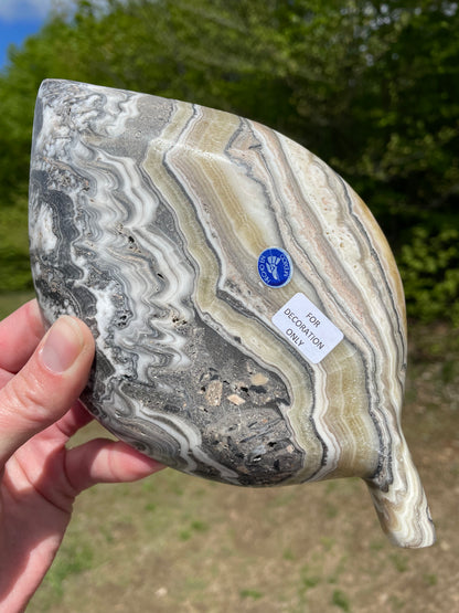 Mexican Onyx Leaf Plate