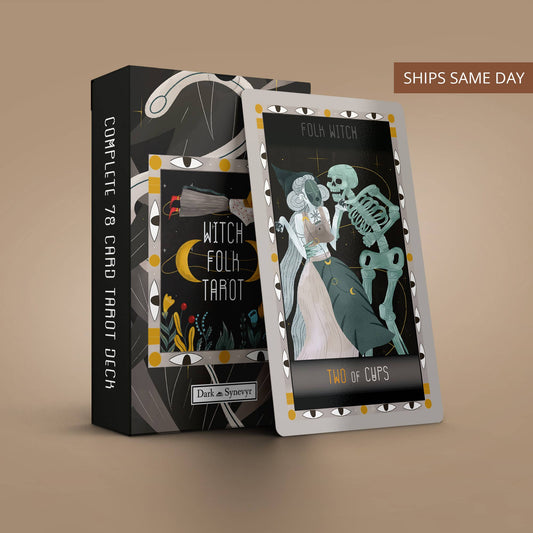 Dark Synevyr | Witch Folk Tarot 78+2 Extra Cards Deck