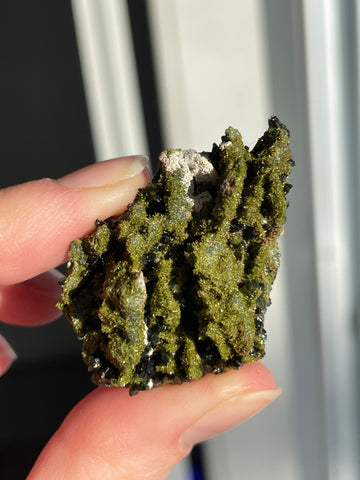 Green Forest Epidote Quartz