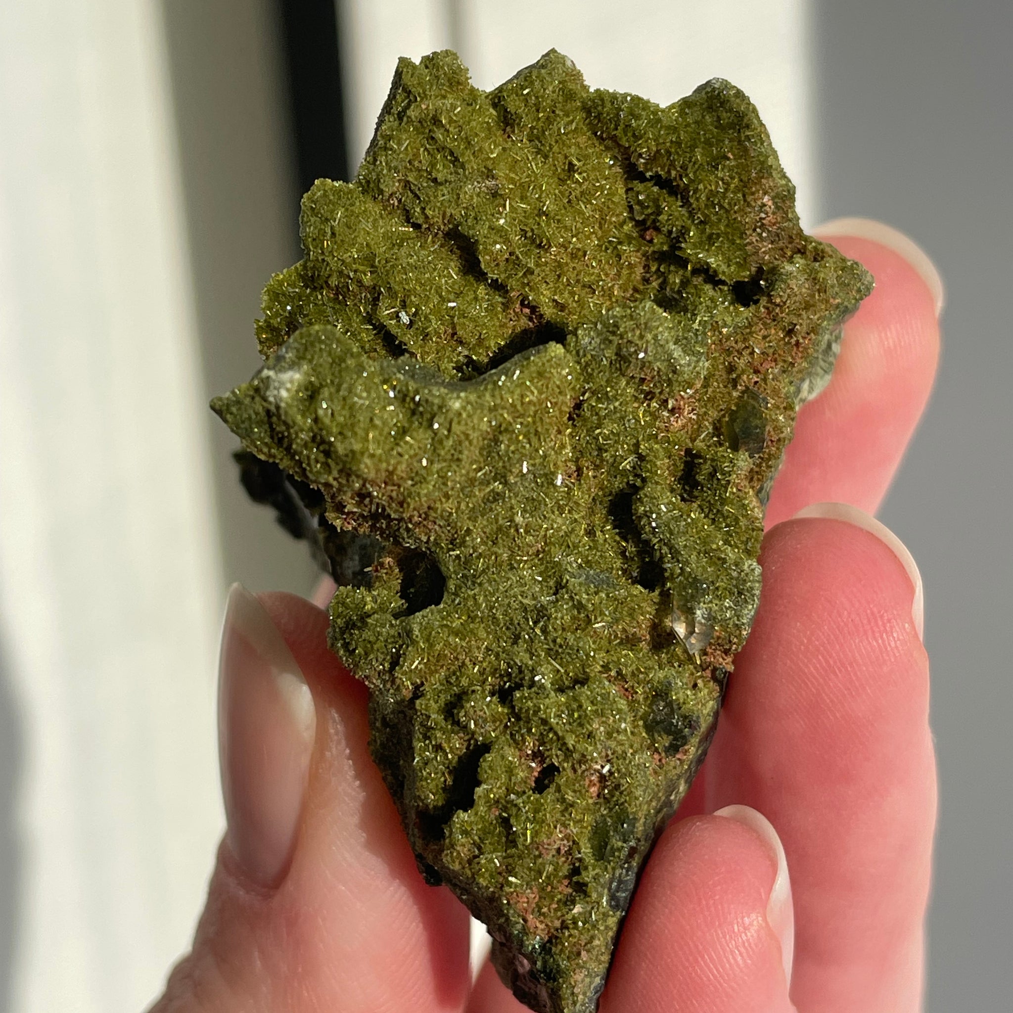 Green Forest Epidote Quartz
