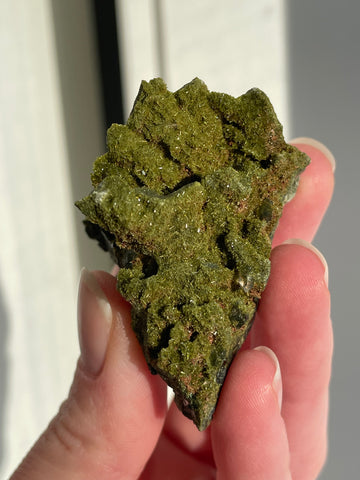 Green Forest Epidote Quartz