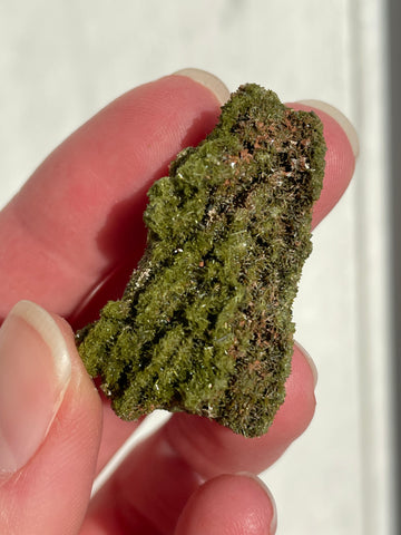 Green Forest Epidote Quartz