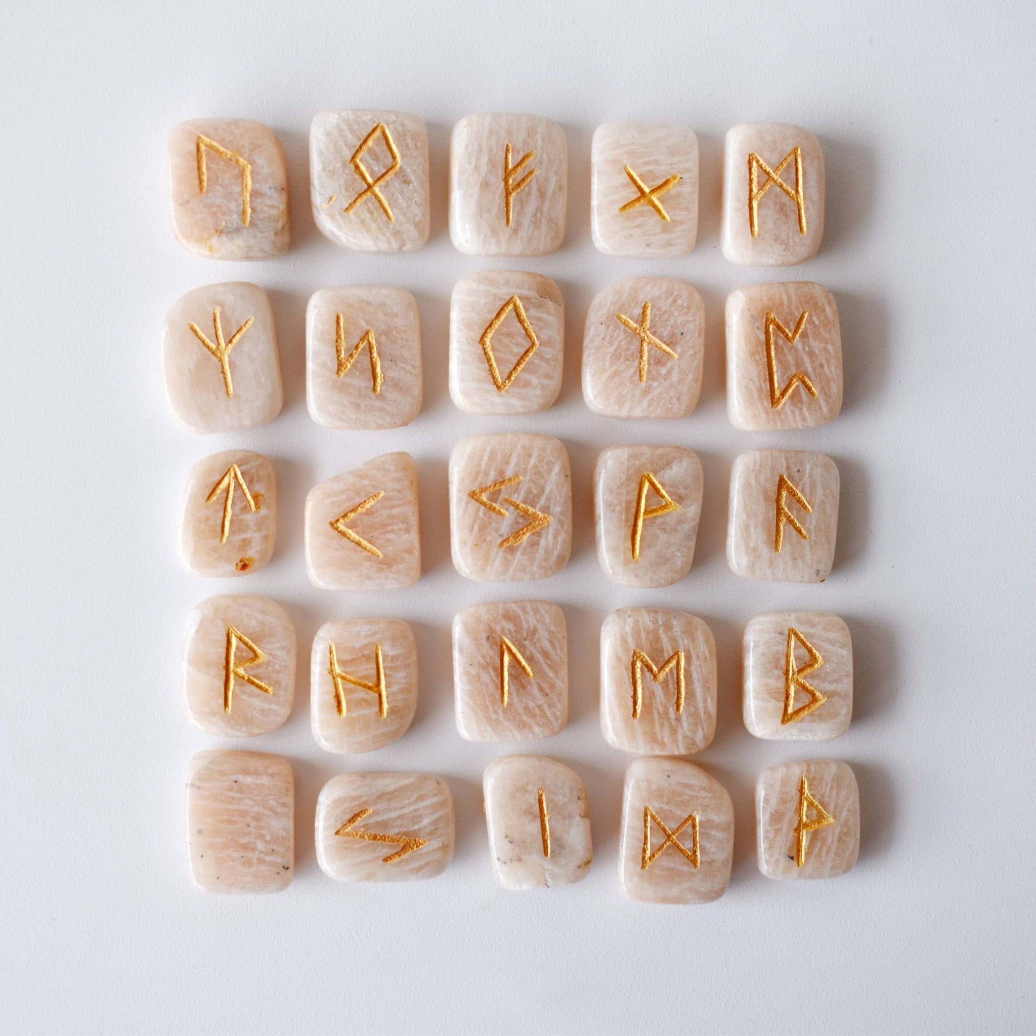 Moonstone Rune Set (Generosity and Gentle Self-Expression)