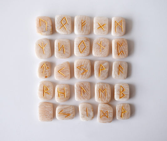 Moonstone Rune Set (Generosity and Gentle Self-Expression)