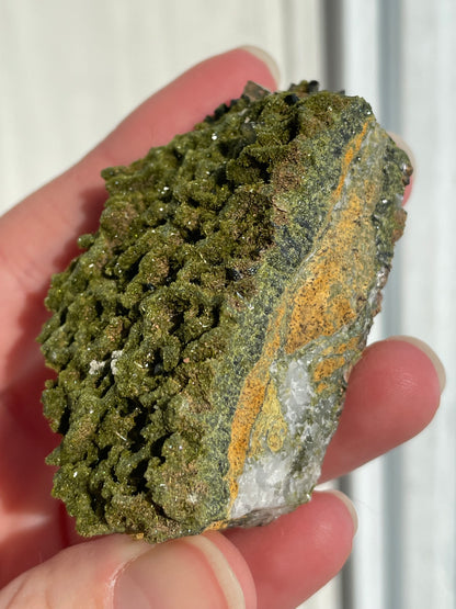 Green Forest Epidote Quartz