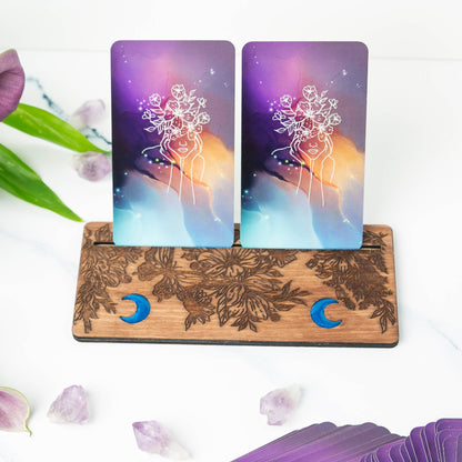 Blue Moon Tarot Card Stand: 3 card
