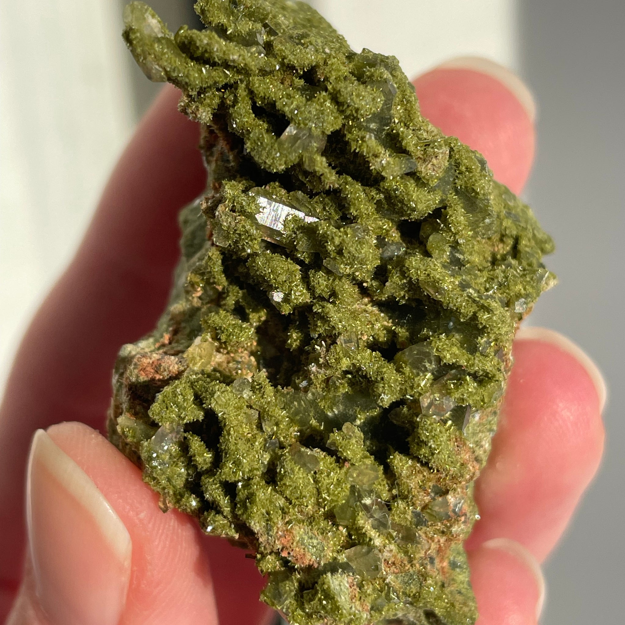 Green Forest Epidote Quartz