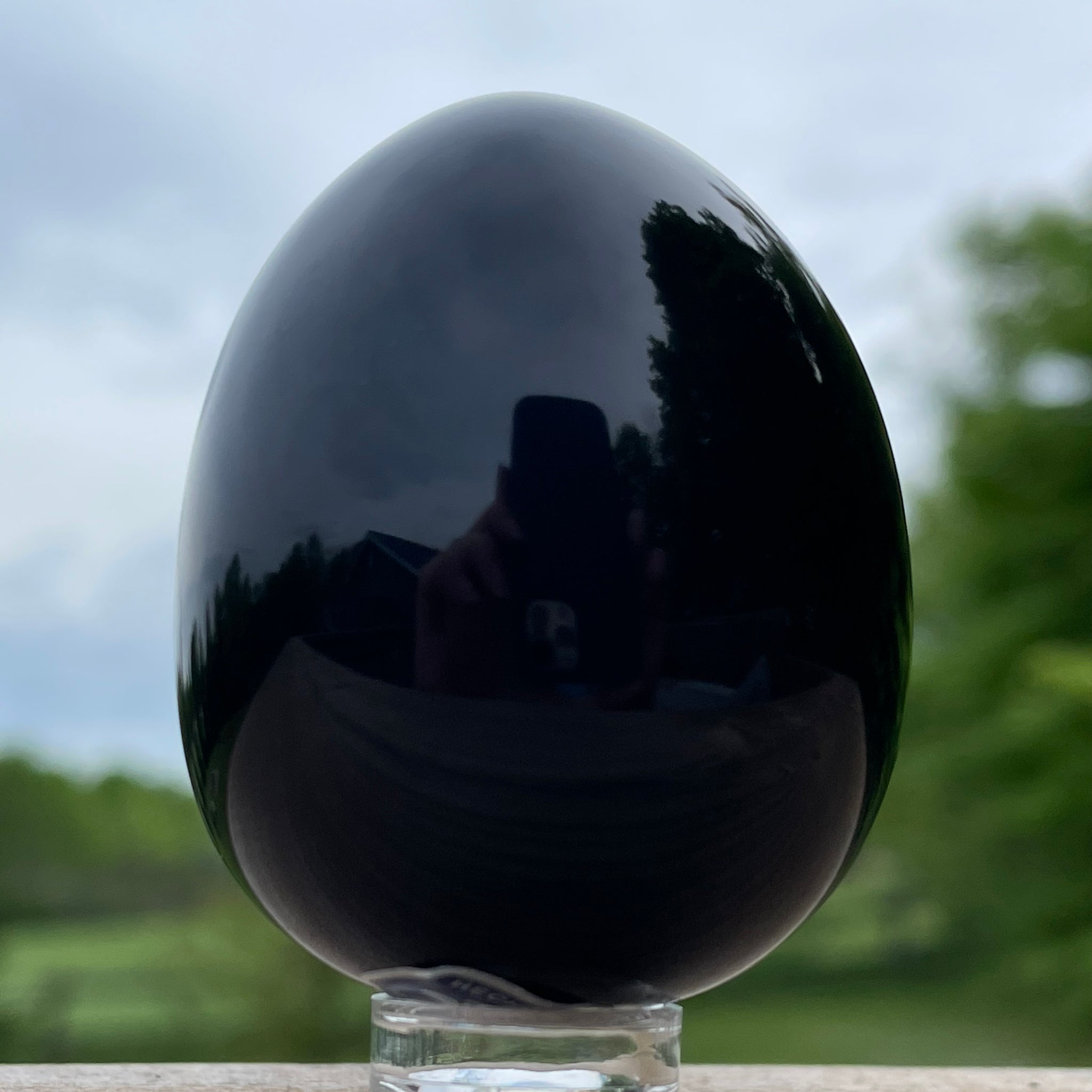 Black Obsidian Egg