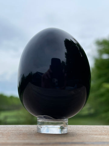 Black Obsidian Egg
