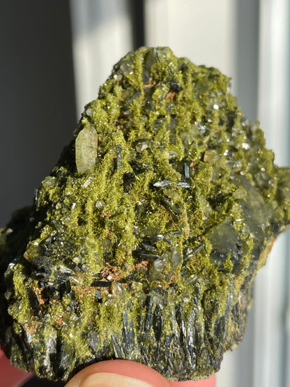 Green Forest Epidote Quartz