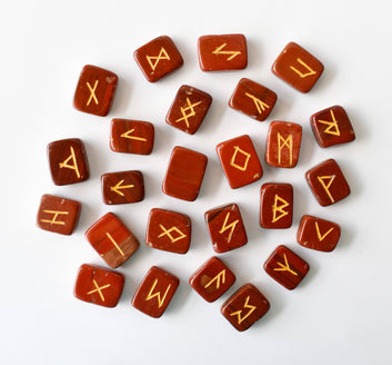 Red Jasper Rune Set (Breaking Addictions and Trust)