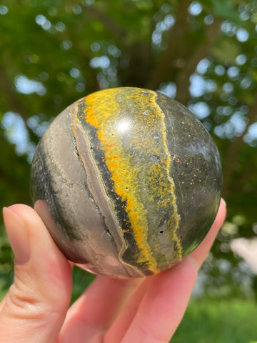Bumblebee Jasper Sphere