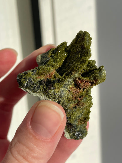 Green Forest Epidote Quartz