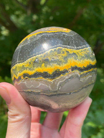 Bumblebee Jasper Sphere