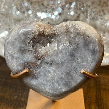 Pink Amethyst Heart