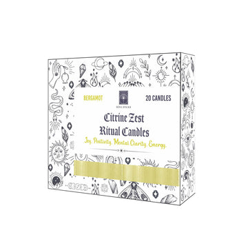Soul Sticks - Citrine Zest Bergamot Ritual Candles (20)