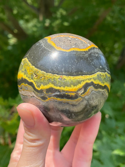 Bumblebee Jasper Sphere