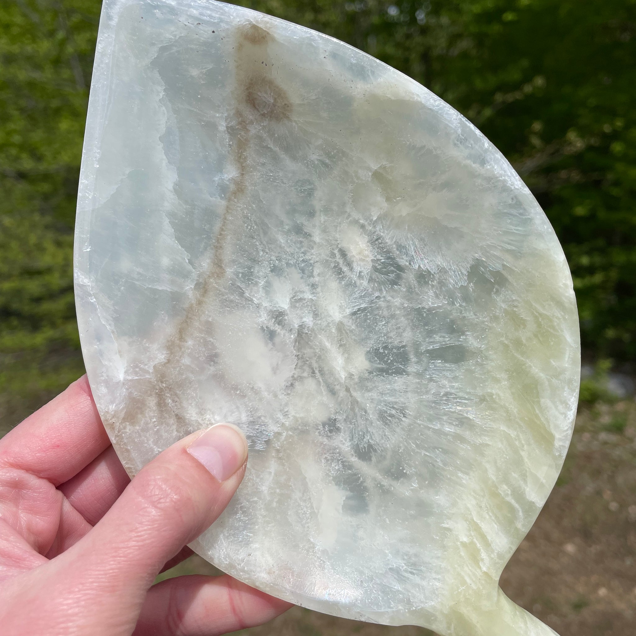 Mexican Onyx Leaf Plate