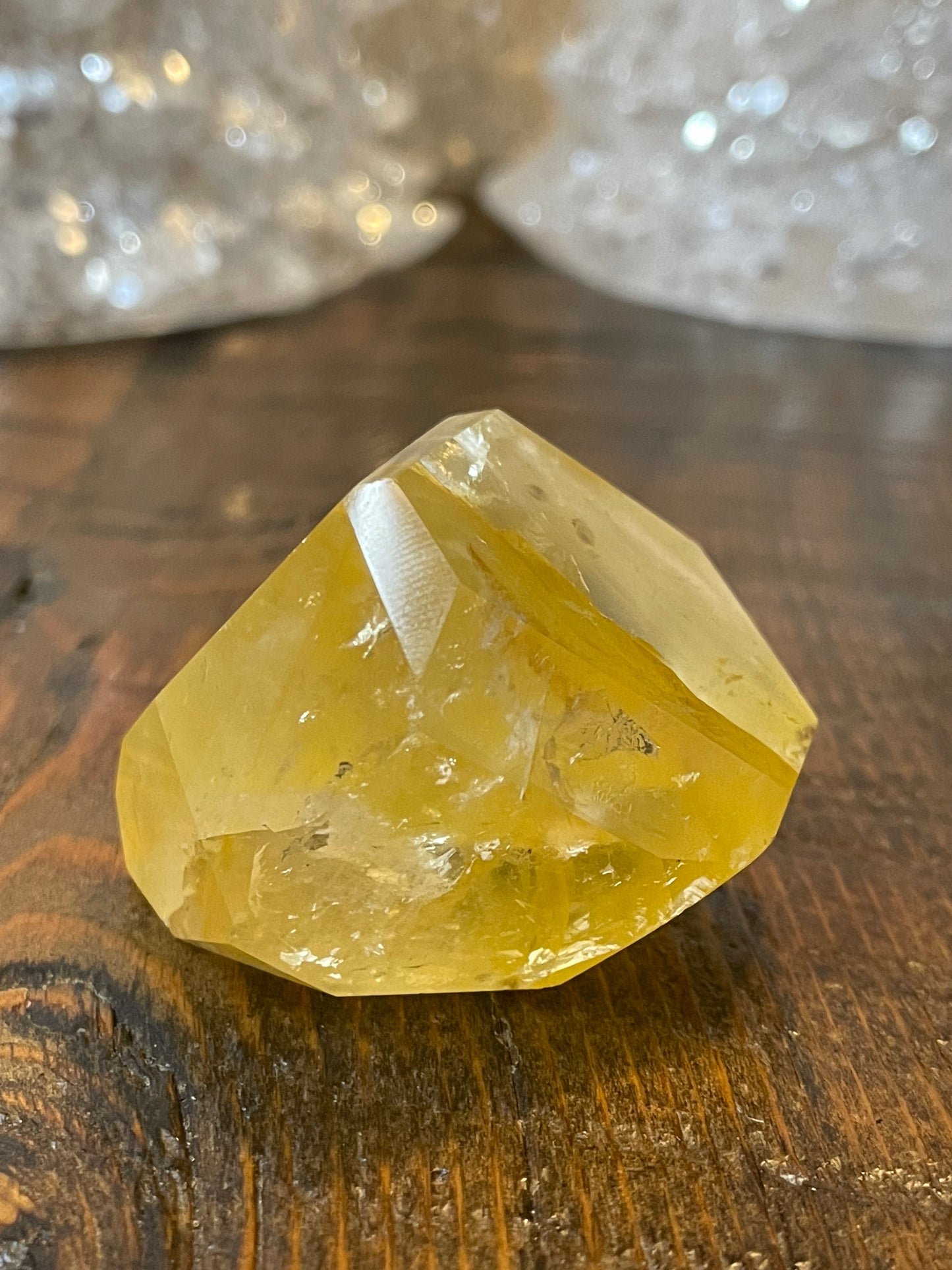 Exquisite Golden Healer Quartz of fine quality, emanating warmth and clarity in a pristine crystal specimen.
