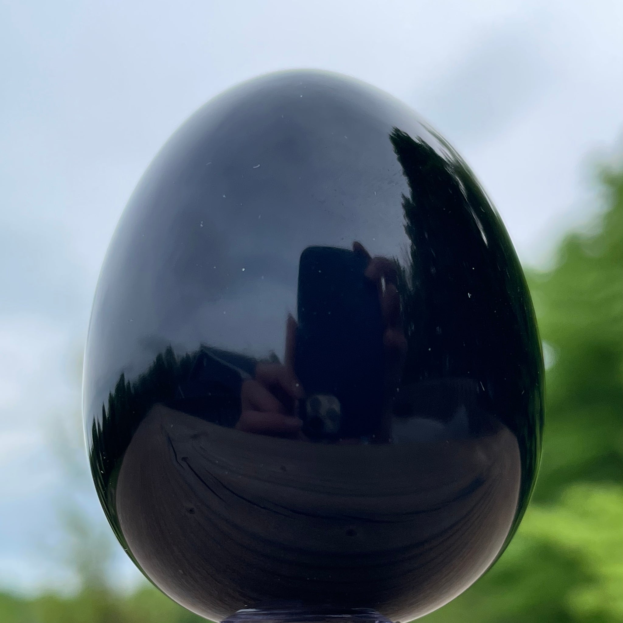 Black Obsidian Egg