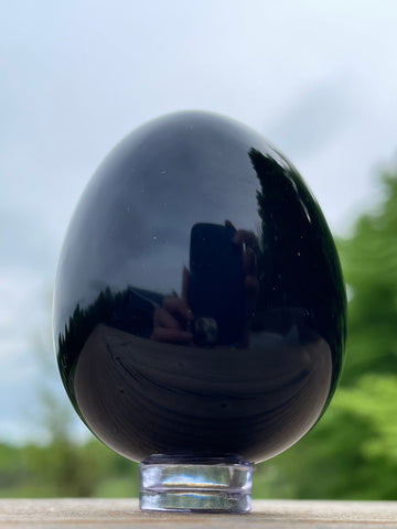 Black Obsidian Egg