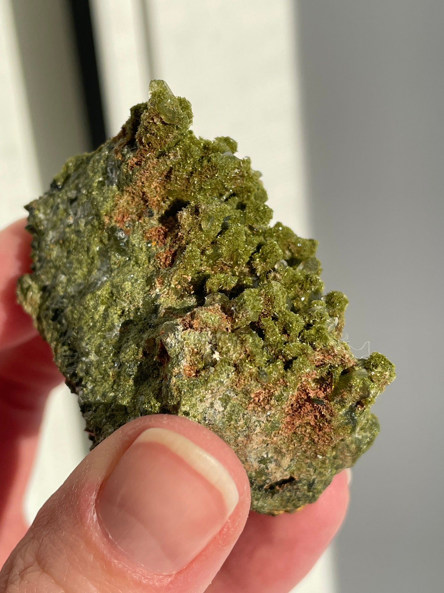 Green Forest Epidote Quartz