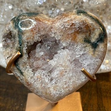 Pink Amethyst Heart