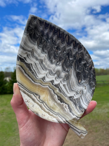 Mexican Onyx Leaf Plate