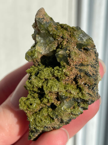 Green Forest Epidote Quartz