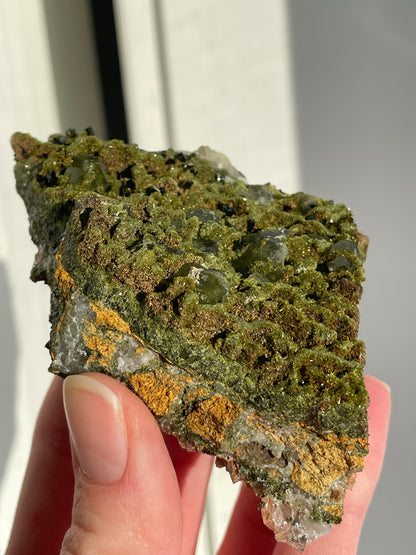 Green Forest Epidote Quartz