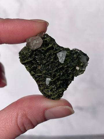 Green Forest Epidote Quartz