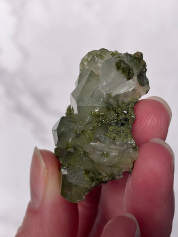 Green Forest Epidote Quartz