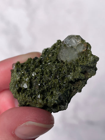 Green Forest Epidote Quartz